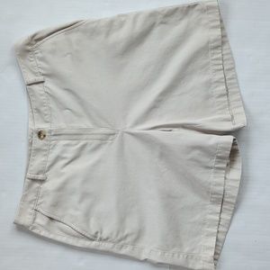 L.L. Bean Cotton Shorts 14R Off White Cream